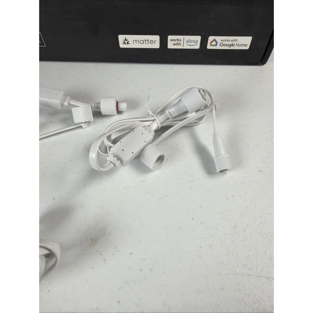 ONE Govee Permanent Outdoor Lights Pro WHITE 4 Ft Extension (H706C Series) New